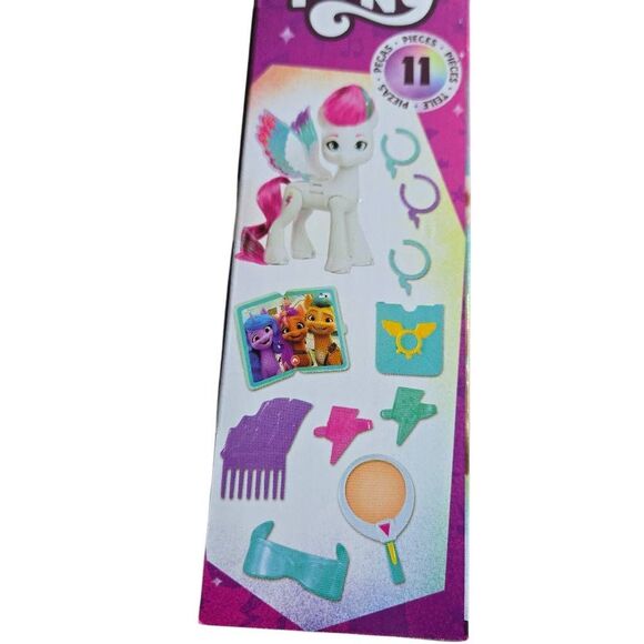 My Little Pony Dolls Zipp Storm Wing Surprise, 5.5-inch Toy with Wings and Acces - Picture 3 of 4